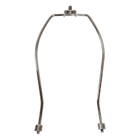 Silver Detachable Lamp Harp, 6"