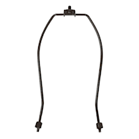 Brown Detachable Metal Lamp Harp, 8"