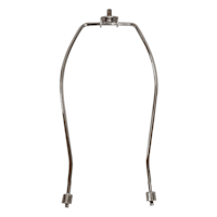 Silver Detachable Metal Lamp Harp, 8"
