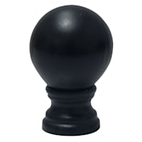 Bronze Wood Round Lamp Finial