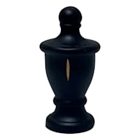 Antique Black Urn Lamp Finial