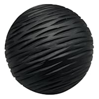 Black Decorative Orb, 4"