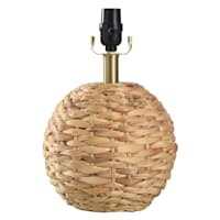 Honeybloom Braided Seagrass Mini Lamp Base, 12.5"