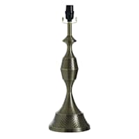 Gold Brushed Spindle Table Lamp Base, 20"