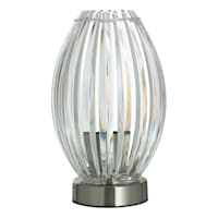 Clear Faceted Uplight, 12"