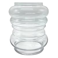 Honeybloom Clear Glass Vase, 10"