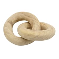 Crosby St. Natural Wood Link Table Decor, 5.5"