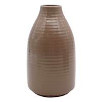 Natural Ceramic Vase, 8"
