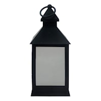 Black String LED Lantern, 9.5"