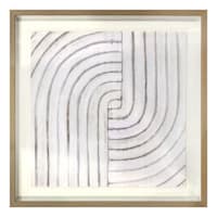 Crosby St. Glass Framed Nesting Lines Wall Art, 25"