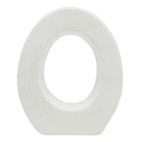 Crosby St. White Ceramic Decor, 2.8"