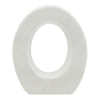 Crosby St. White Ceramic Decor, 7.5"