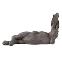 Grey Rabbit Figurine, 12"