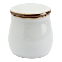 Geneva White Ceramic Sugar Bowl