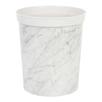 Ezy Storage Round Marbled Waste Bin, 10l