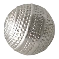 Found & Fable Silver Decorative Orb, 3"