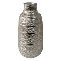 Silver Bottle Vase, 14"