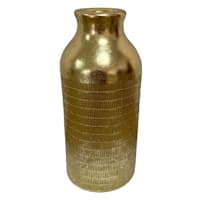 Gold Resin Vase, 13"