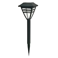 3-Lumen Solar Black Squared Pathway Light