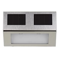 2-Lumen Solar Silver Deck Light