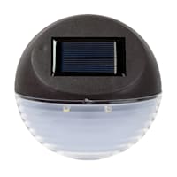 2-Lumen Solar Brown Circle Deck Light