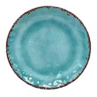 Honeybloom Bright Blue Melamine Salad Plate, 9"