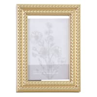 Gold Beaded Tabletop Float Picture Frame, 4x6