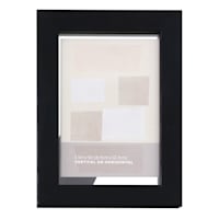 Black Tabletop Float Picture Frame, 4x6