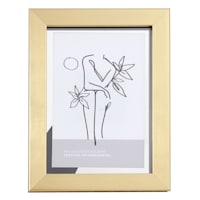 Gold Float Tabletop Picture Frame, 5x7