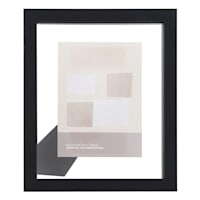 Black Tabletop Float Picture Frame, 8x10