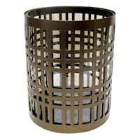 Moroccan Cutwork Hurricane Candle Holder, 6"