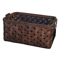 Honeybloom Chipwood Shelf Storage Tote, Large