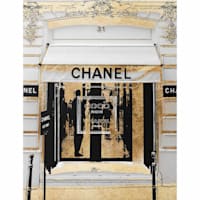 Fashion Store Front Canvas Wall Art, 12x16
