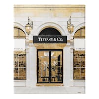 Fashion Store Front Canvas Wall Art, 12x16