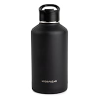 Hydragear Black Powder-Coated Timber Bottle, 64oz