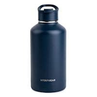 Hydragear Navy Blue Powder-Coated Timber Bottle, 64oz