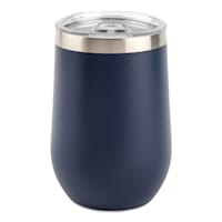 Navy Blue Wine Tumbler, 14oz