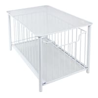 White Under the Sink Storage Organizer, Large