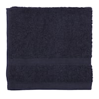 Essential Solid Black Washcloth, 13"
