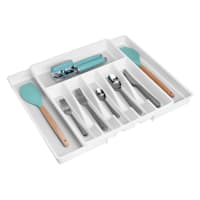 8-Compartment Expandable Drawer Organizer