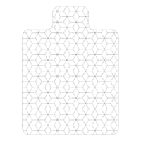 Grey & White Chair Mat, 30x48