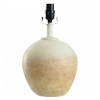 Honeybloom Tan & White Ombre Accent Lamp, 14"