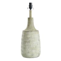 Honeybloom Tan & White Distressed Table Lamp, 22"