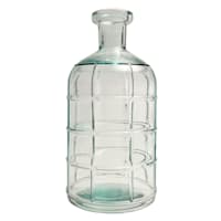 Spanish Glass Grafic Vase, 9"