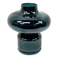 Tracey Boyd Green Glass Vase, 8"