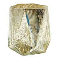 Tracey Boyd Mercury Glass Candle Holder, 4"