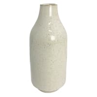 Ty Pennington White & Blue Speckled Porcelain Vase, 12.5"