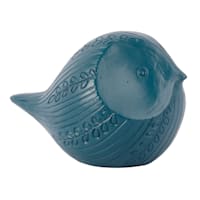 Tracey Boyd Green Carved Bird Figurine, 3"