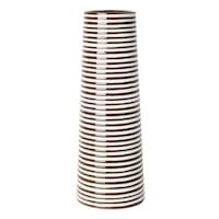 Tracey Boyd Brown Ceramic Vase, 12"