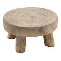 Ty Pennington Dark Brown Wood Riser, 4"